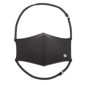 Lululemon Double Strap Face Mask Black New